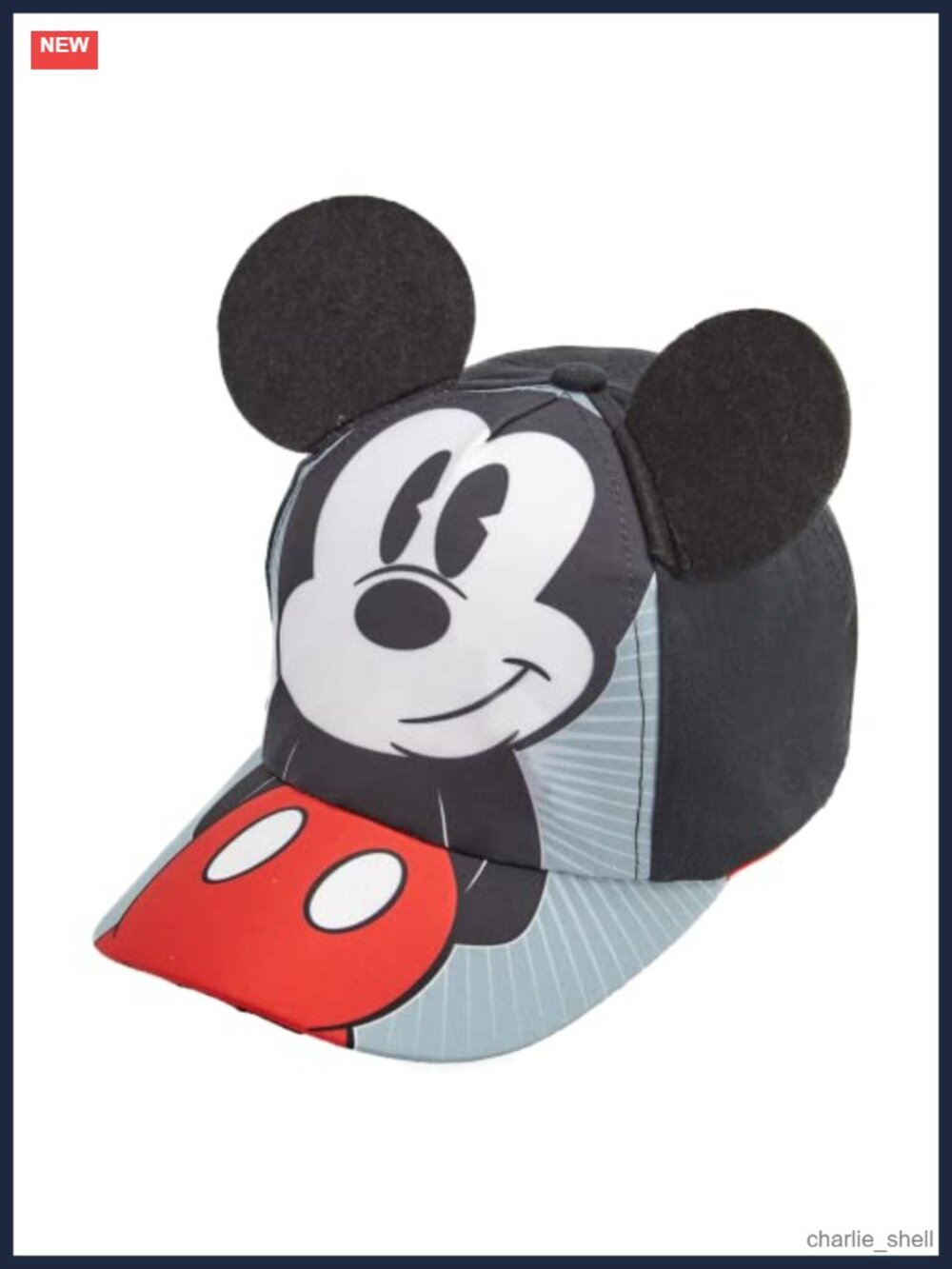 Disney 100% Cotton Kids Baseball Cap Mickey Mouse Hat